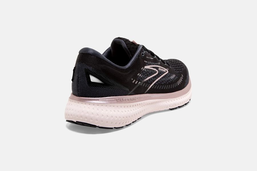 Brooks Glycerin 19 Road Running Shoes - Womens - Black/Pink - XB9507431